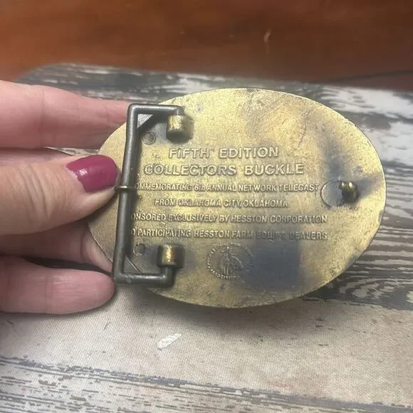 Hesston National Finals Rodeo *1979* Belt Buckle - Picture 2 of 5